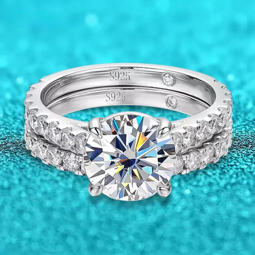 925 Silver Moissanite Ring